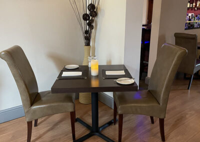 Dining at The Thyme and Plaice modern English Restaurant Coppull Chorley Bolton Lancashire